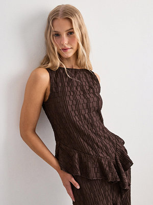Vero Moda Vmtamina Sl Asm Top Jrs Exp - Brun