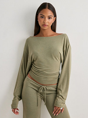 Nelly My Chill Boatneck Sweat - Grön