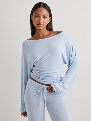 Nelly My Chill Boatneck Sweat - Blå