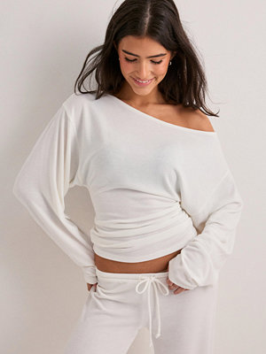 Nelly My Chill Boatneck Sweat - Vit