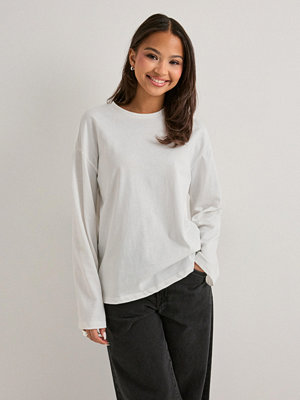 Pieces Pcsadie Ls Top Noos - Vit