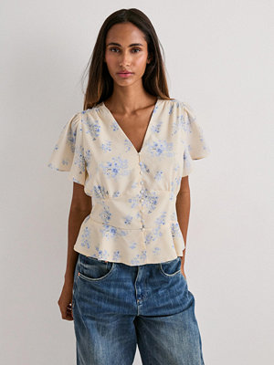 Neo Noir Jasmin Delicate Flower Blouse - Multi/Mönstrad
