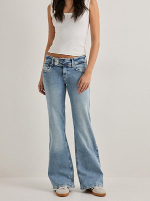 Only Onltiger Lw Flare Double Button Dnm - Blå
