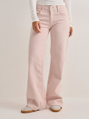 Nelly Loose Flare Jeans - Rosa