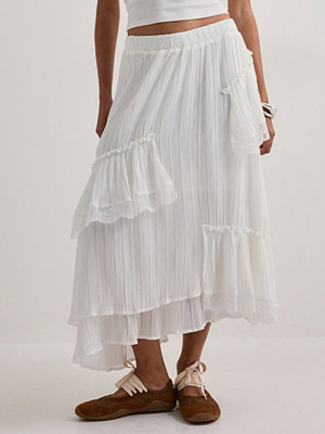 Vero Moda Vmfeline Nw 7/8 Skirt Exp - Vit