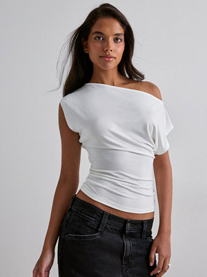 Nelly Ultra Soft Shoulder Top - Vit