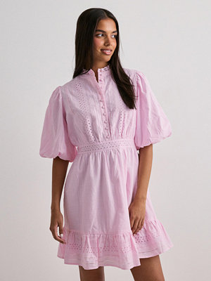 Vero Moda Vmclover 2/4 High Neck Short Dress - Rosa