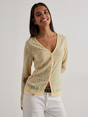 Pieces Pcbaisy Ls Cardigan Bc - Gul