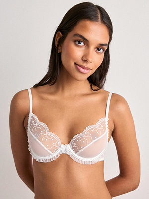 Nelly Blissful Balconette Bra - Vit