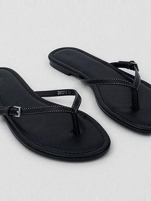 Nelly Contrast Flip Flop - Svart