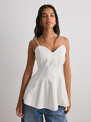 Vero Moda Vmsine Sl Cotton Top - Vit