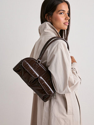 Pieces Pcbowling Pocket Bag D2D Fsy - Brun