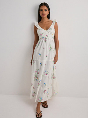 Vero Moda Vmdicthe Sl Frill Ankle Dress Wvn G - Blommig