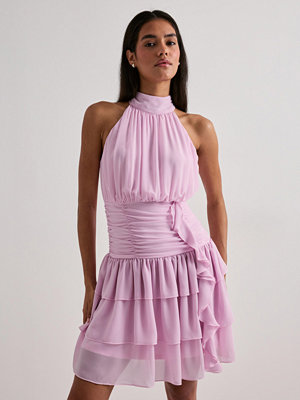 Vero Moda Vmserena Sl Frill Short Dress Wvn - Rosa