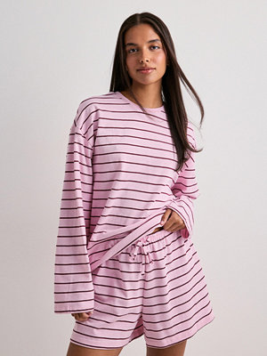 Pieces Pcsadie Ls Barrel Sleeve Top Jrs D2 - Rosa