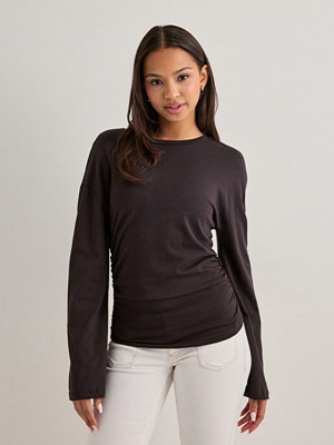 Vero Moda Awnavaro Ls O-neck Top - Brun
