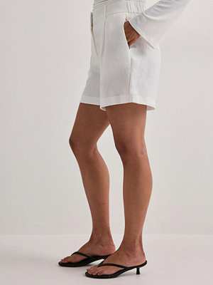 Only Onlita Hw Linen Look Shorts Tlr - Vit