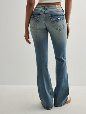 True Religion Joey Low Rise Flare Flap - Blå