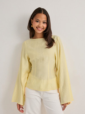 Nelly Volume Sleeve Blouse - Gul