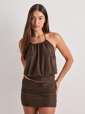 Nelly Dazzling Skirt - Brun
