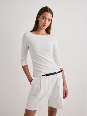 Neo Noir Sega Ramie Shorts - Vit
