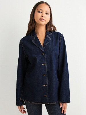 Vero Moda Vmkanika Ls Denim Blazer Shirt SI35 - Blå