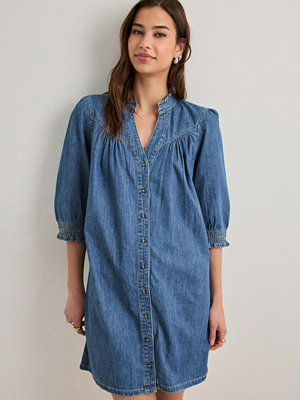 Only Onlraya 3/4 Dress Dnm Akm - Blå
