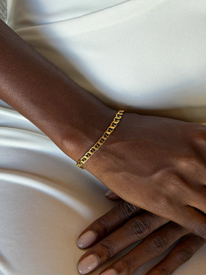 Muli Collection armband Thin Bismarck Bracelet - Guld