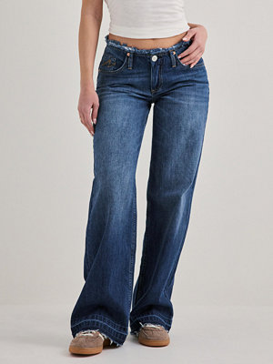 Nelly No Waist Loose Jeans - Blå