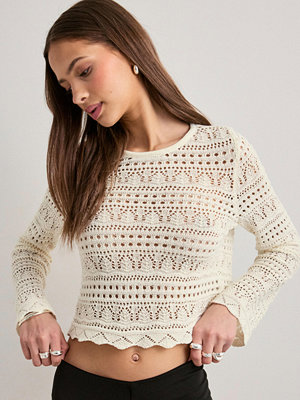 Only Onlelke Life Ls Pullover Knt Noos - Vit