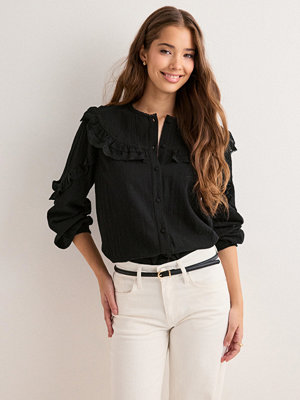 Pieces Pcraline Ls Top Bc - Svart