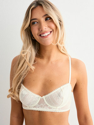 Nelly Stargirl Balconette Bra - Vit
