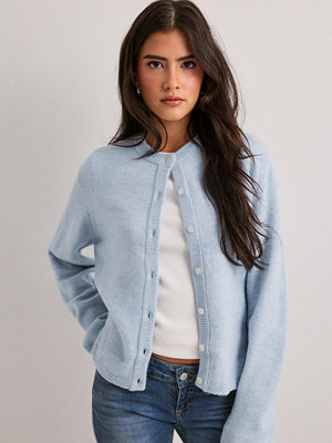 Only Onlsimoni L/S O-Neck Cardigan Knt N - Blå