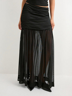 Neo Noir Mori Layered Skirt - Svart
