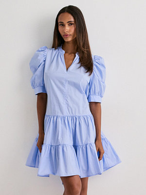 Neo Noir Tabbie Poplin Dress - Blå
