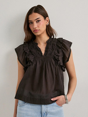 Neo Noir Jayla S Voile Top - Brun