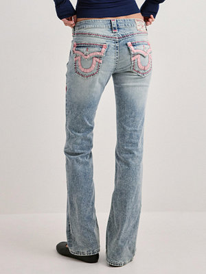 True Religion Applique Becca Mr Bootcut Flp - Blå