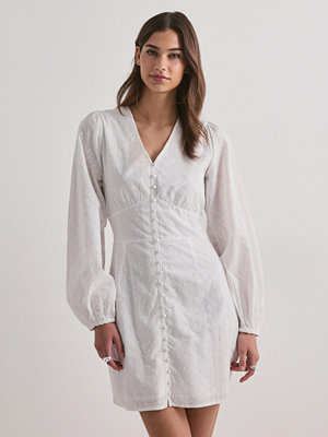 Neo Noir Mabel Embroidery Dress - Vit