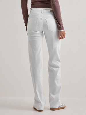 Only Onlblush Mid Straight Dnm Dot Noos - Vit
