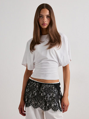 Nelly Lace Mini Skirt - Svart