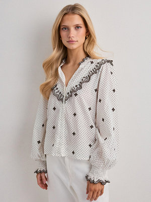 Neo Noir Degas Dot Blouse - Vit