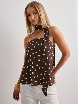 Vero Moda Vmelisa Scarf Tube Top Wvn - Brun
