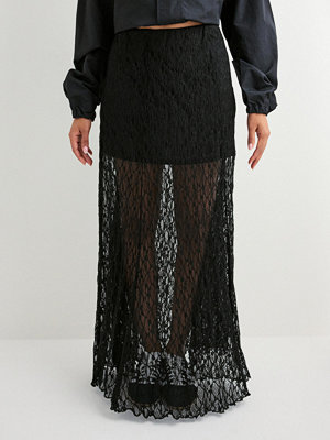 Neo Noir Mariya Lace Skirt - Svart