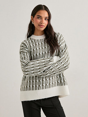 Pieces Pcrigmor Ls Oneck Pullover - Svart