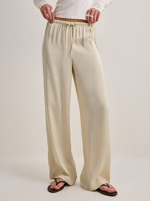 Nelly byxor Pull On Satin Pants - Champagne