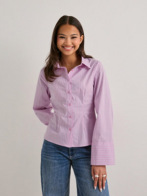 Neo Noir Rosa Shadow Stripe Shirt - Rosa