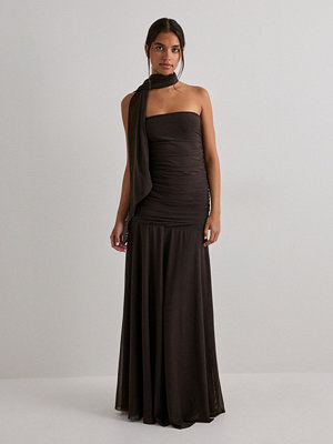 Neo Noir Misi Mesh Dress - Brun