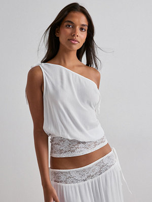 Toppar - Nelly My Lace Detail Top - Vit