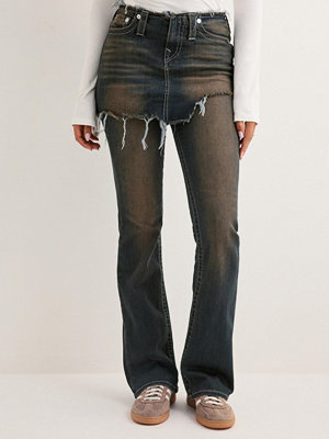 True Religion Becca Mr Bootcut Skirt Overlay - Blå