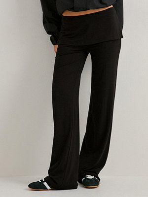 Nelly byxor Soft Layer Pants - Svart